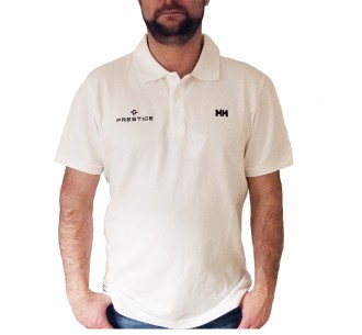 Polo blanc Transat Helly...