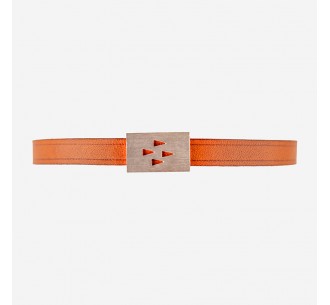 Whisky leather strap for bracelet with silver rectangular pattern for Men